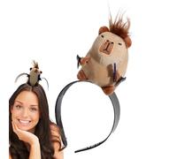 Diadema para lavado de cara de carpincho,de carpincho de animales - Divertidas para el pelo de spa,Bandas para el cabello con temática de animales, divertido accesorio para lavado de cara, lindo aro p