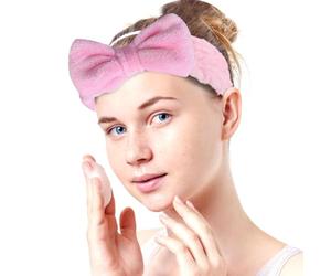 Diadema para lavar la cara,Cinta para el pelo con mujer para lavar | Bañera Y Ducha Banda, Ducha y Spa y Fitness y Yoga y Entrenamiento y Maquillaje y Belleza Cuidado y Ejercicio