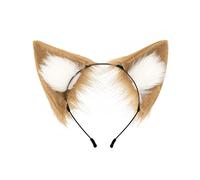 Diadema para lavar la cara con orejas de zorro, diadema de felpa para fiesta, fiesta de Pascua, disfraz de cosplay, unisex, diademas para mujer, diadema de cosplay, orejas de zorro, Halloween, cosplay
