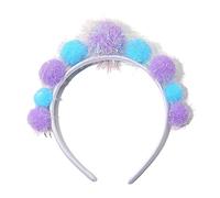 Diadema para mujer, con pompones, diadema de Navidad con pompones, diadema de Navidad, diadema de Navidad, aro para el pelo, vestido de fiesta, Año Nuevo, fiesta