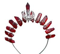 Diadema para mujer, de cuarzo, cristal de piedra natural, para decoración hueca, estilo bohemio, para bodas, fiestas
