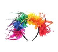 Diadema para mujer, delicada diadema de flores de imitación, banda lateral fina, diadema con forma de flor de imitación para niñas, diadema de Halloween