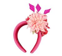 Diadema para mujer, diadema ancha y lisa, turbante de plumas de moda, color caramelo