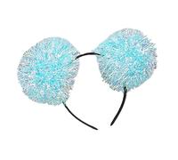 Diadema para mujer, diadema con forma de bola de oropel, bonita diadema para el pelo de Pascua, actuaciones de Pascua, regalos de festival para amigos y adolescentes