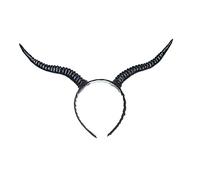 Diadema para mujer, diadema de buey para Halloween, fiesta temática, tocado, cuerno, diademas, accesorios para el cabello