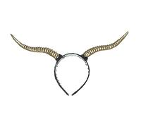 Diadema para mujer, diadema de buey para Halloween, fiesta temática, tocado, cuerno, diademas, accesorios para el cabello