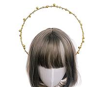 Diadema para mujer, diadema de Virgen-María, diadema de boda, diadema de sol, tocado de flores, té, fiesta, cosplay, diadema para mujer