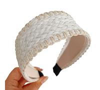 Diadema para mujer, elegantes bandas anchas para el pelo para cabina de fotos, diadema ancha para fiestas, diadema anudada para festivales de música