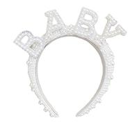 Diadema para mujer embarazada con perlas, diadema para concurso de graduación, diadema para mamá, para futuras mamás y futuras mamás