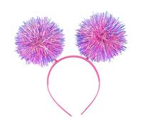 Diadema para mujer, festival, Navidad, para mujeres, estudiantes, carnaval, brillante, con forma de bola, de oropel para fiestas
