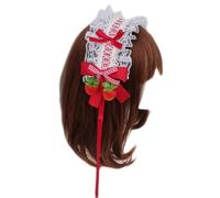 Diadema para mujer, lazos de cinta, pinzas para el pelo, moños, pasador, fresa, volantes, encaje, diademas de encaje para uso diario, encantadoras accesorios para fotos para mujer