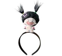 Diadema para muñeca, Diadema para muñeca - Diadema de muñeca con diadema de felpa de dibujos animados | Accesorios para el cabello para lazos para el cabello para niños, diademas para el cabello de mu