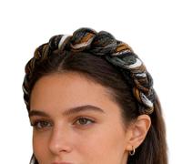 Diadema Para Niñas Con Dientes, Accesorio Para El Cabello Antideslizante, Aro Ancho Envuelto En Para Mujeres, Estilo Adolescente, Ajuste Cómodo Y Seguro Para El Hogar, Viajes, Desplazamientos, Ma