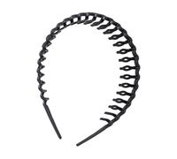 Diadema para peine, tiras de resina onduladas con puntas, antideslizantes, accesorios capilares antideslizantes elegantes de resina fina para casa, viaje o noche