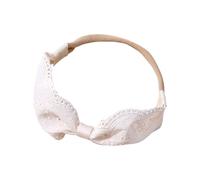 Diadema para recién nacidos, banda para con adorno de encaje, tocados elegantes para niñas, decoración del cabello para un momento memorable, diadema para bebé de encaje