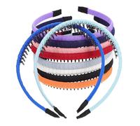 Diadema Peine de Dientes Cubierta de Tela 10 Piezas