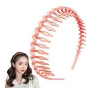 Diadema Peine - Diademas para mujer de resina con diseño de onda - Accesorios para el cabello elegantes para deporte, hogar y oficina, acabado fino y cómodo