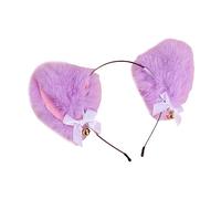 Diadema punk con lazo y campana pequeña para el pelo para adultos, cosplay, transmisión en vivo, fiesta de Pascua, diadema de cosplay para mujer, diadema de cosplay, diadema de Halloween