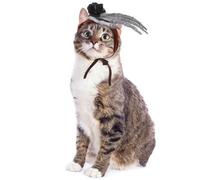 Diadema reutilizable para cachorro, disfraz de esqueleto, mano festiva, diadema de gatito aterradora, horrible, flor, Halloween, mascota