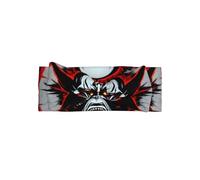 Diadema roja y negra con estampado de fantasma malvado para bebé, accesorios para el cabello respetuosos con la piel, delicada diadema para recién nacidos y niños pequeños