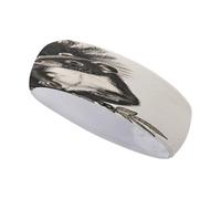 Diadema Skunk elástica Antideslizante para Mujer, Accesorios de Moda, Cintas para el Cabello para Entrenamiento Diario, Yoga, Correr y Deportes.