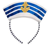 Diadema Sombrero Marinero Balinco, Accesorios Disfraces Marinero, Marinero, Azul Marino, Marinero, Sombrero Mujer, Accesorio Traje Fiesta, JGA Mujer, Disfraces Mujer, Carnaval