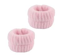 Diadema Spa Para Lavarse La Cara Muñequeras de lavado microfibra a la moda, diademas hinchadas, burbujas Spa for maquillaje facial, cuidado piel y ducha(Wrist-1)