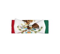 Diadema suave con lazo para bebés y niñas, bonita diadema con estampado de bandera de México para recién nacidos, bebés y niños pequeños