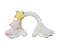 Diadema suave de cordero estilo estrella Y2K para lavar la cara, diademas de animales, disfraz de dibujos animados