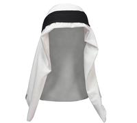 Diadema tipo pañuelo musulmán versátil para usar debajo del gorro forro interior de hiyab sin y cubrir cabeza (White, One Size)