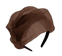 Diadema transparente con volantes para mujer, estilo francés, para vestidos de noche, vintage, accesorios para el cabello