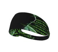 Diadema transpirable con estampado de hacker Attack para deportes, elegantes bandas para el sudor, perfectas para yoga, correr, ciclismo y mucho más