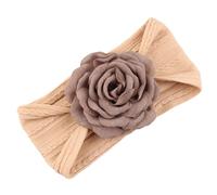 Diadema transpirable para bebé con dije de flor, diadema elástica para niñas de 0 a 36 meses, mejora la ternura