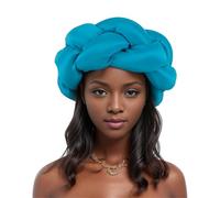 Diadema trenzada africana, diadema grande, gorras turbante Nigeria, gorro ajustable para fiestas de boda, bandas de peinado