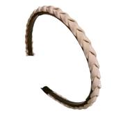 Diadema trenzada antideslizante con agarre para el cuidado de la piel, lavado facial, fuerte sujeción en el flequillo lateral, accesorios de peinado para el cabello, diadema antideslizante