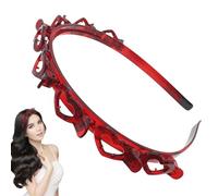 Diadema trenzada de doble capa, diademas con clips, horquilla de doble flequillo, diadema tejida hueca multicapa, herramientas de peinado para cabello largo y corto