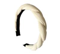 Diadema trenzada de esponja acolchada para el pelo, diadema para lavar la cara, cuidado de la piel, diadema deslizante para el sudor