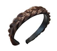 Diadema trenzada invisible para mujer, diadema trenzada para mujer, diadema trenzada trenzada, diadema trenzada