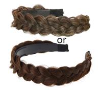 Diadema trenzada para el pelo, diadema invisible, trenzada, para peinar