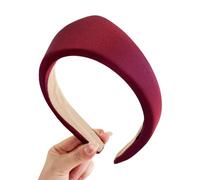 Diadema triangular con diseño retro británico para mujeres y niñas, diademas de tela suave para uso diario u ocasiones especiales