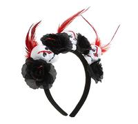 Diadema única de calavera de Halloween, accesorios para el cabello, decoraciones de Halloween, fiestas, imprescindibles, para mujer, diadema elegante