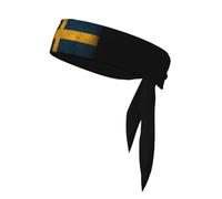 Diadema unisex con bandera de Suecia, ideal para adultos, ideal para correr, yoga y ciclismo.