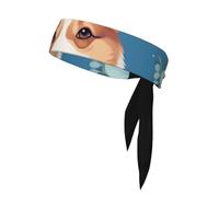 Diadema Unisex con Estampado de Flores de Corgi y la Bandera de Cabo Verde. Ideal para Fitness, Correr, Tenis, Baloncesto y Karate.