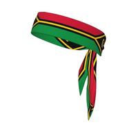 Diadema Unisex con Estampado de la Bandera de Vanuatu para Deportes de Fitness, Running, Tenis, Baloncesto y Karate.