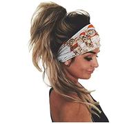 Diadema unisex con estampado para mujer, banda elástica para el pelo, bandana transpirable (gris, talla única)