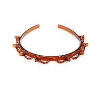 Diadema unisex con flequillo, diadema deportiva para el pelo, aro firme de resina ABS, clip de estilo para hombres y mujeres