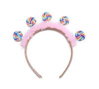 Diadema unisex con forma de piruleta para el día del niño, para parque de atracciones, accesorios para el cabello para niños