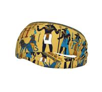 Diadema unisex para adultos, para correr, tribu del antiguo Egipto, banda elástica que absorbe la humedad