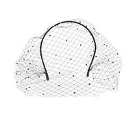 Diadema velo negro Suministros Peinado Ligeros Y Cinta Pelo