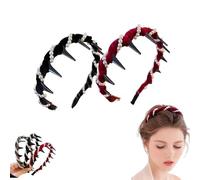 Diadema vintage de perlas artificiales de alto cráneo, elegante aro antideslizante para novia con dientes de peine, diadema de perlas sintéticas blancas, elegante aro de pelo brillante para boda